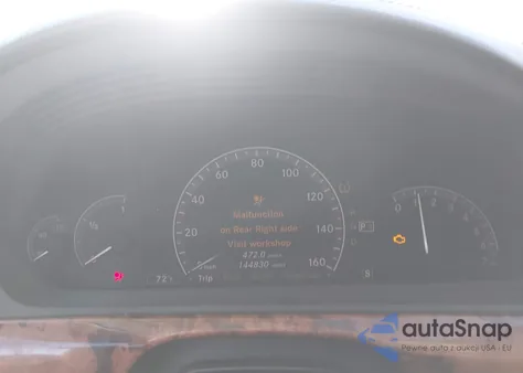 2007 Mercedes-Benz S 550 from USA, damaged, VIN WDDNG71X27A044145